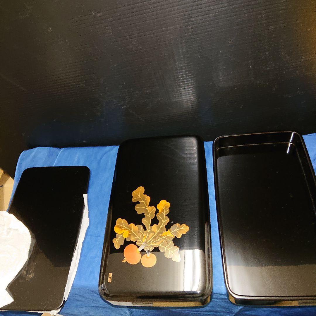 輪島塗木谷信夫、塗師静峰、硯箱