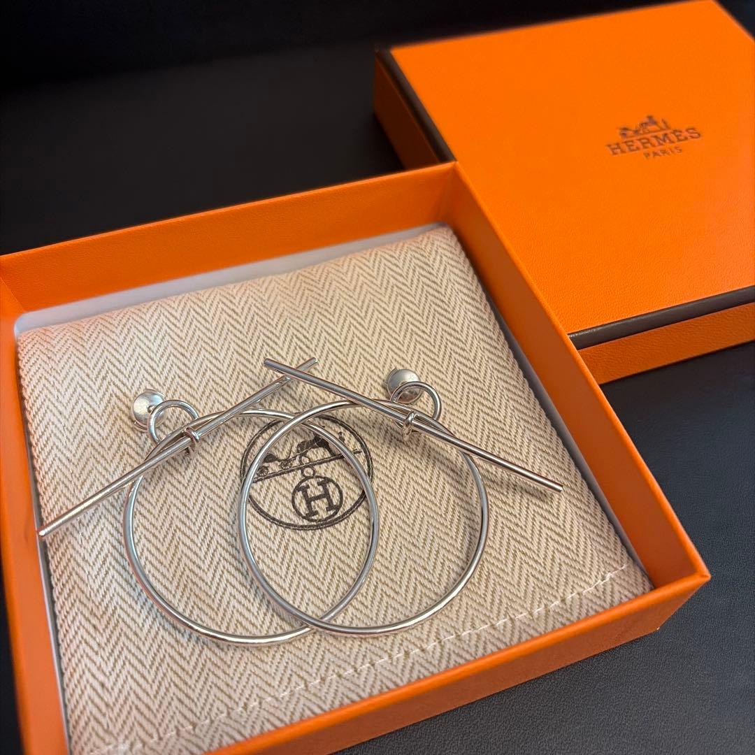 Hermès フープピアス