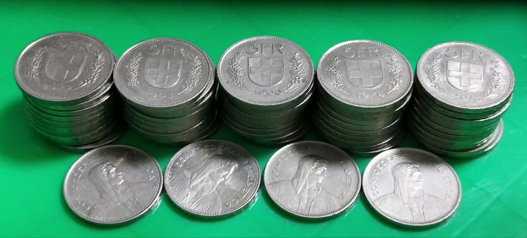 外国貨幣　スイスフラン②