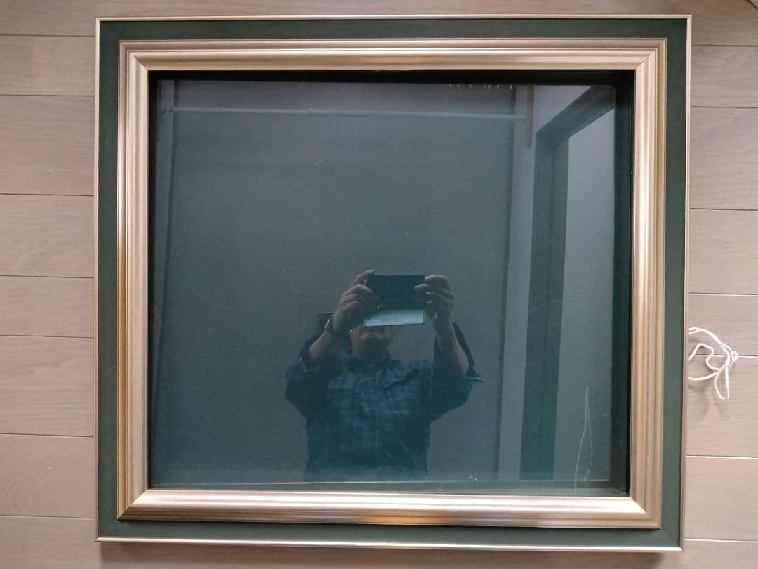 パールグリーン 油彩額縁 F10サイズ