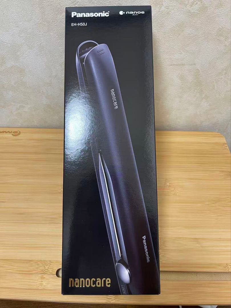 Panasonic ストレートアイロン ナノケア ブラック EH-HS0J