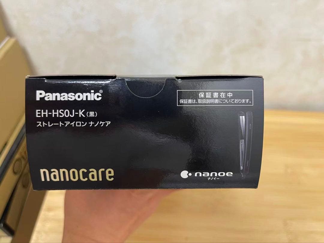 Panasonic ストレートアイロン ナノケア ブラック EH-HS0J