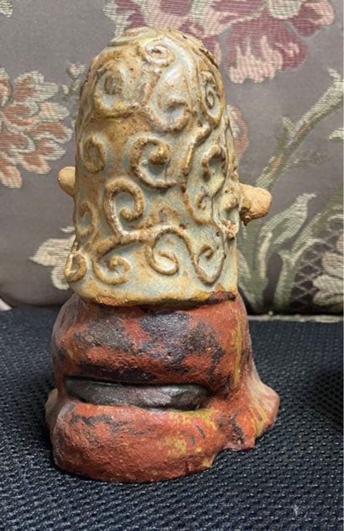 送料込み　ささきようこさん作陶人形　寿老人未