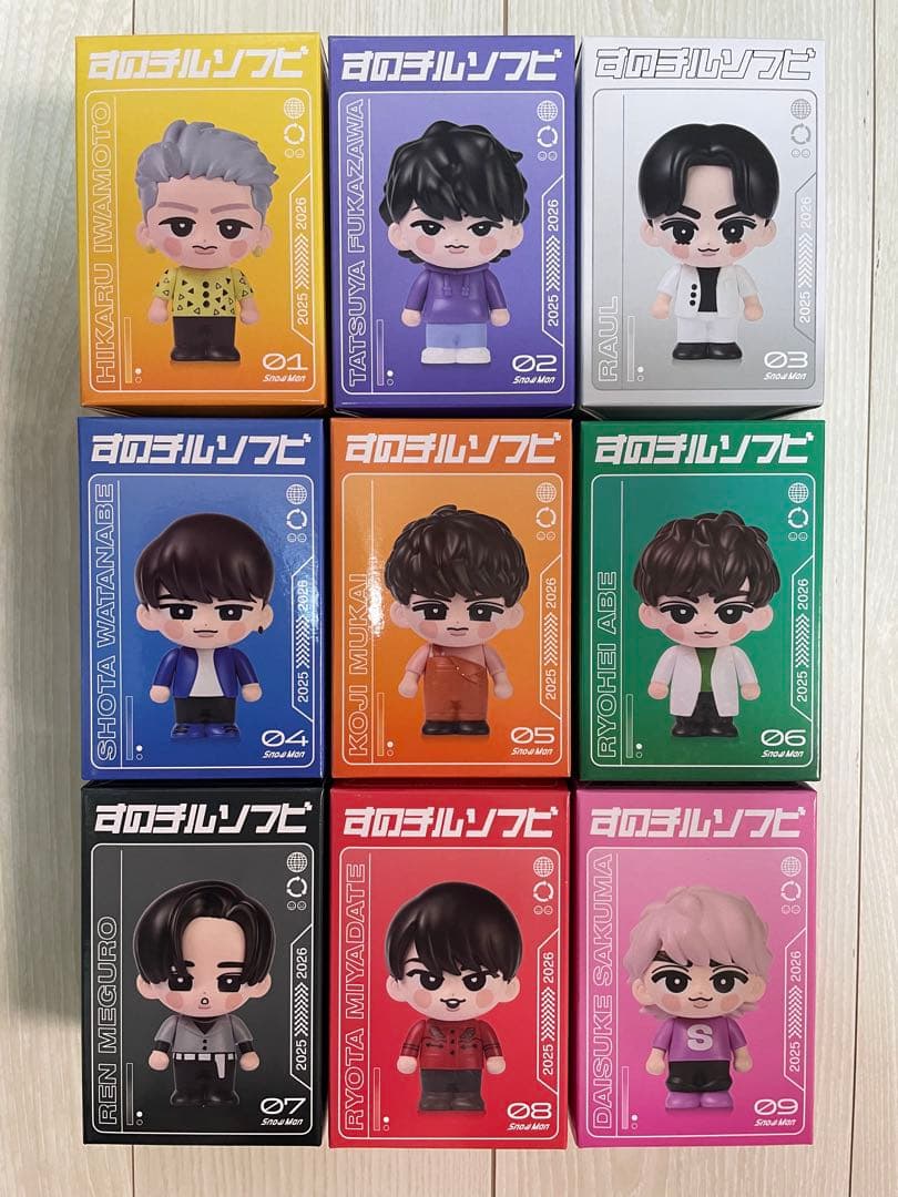 Man ドームツアー2026 ONすのチルソフビ　コンプリート 9体
