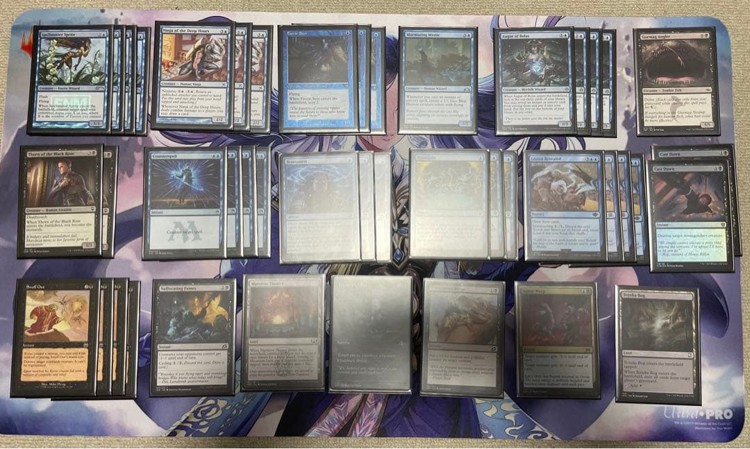 MTG　パウパー　デッキ　青黒クロックパーミッション