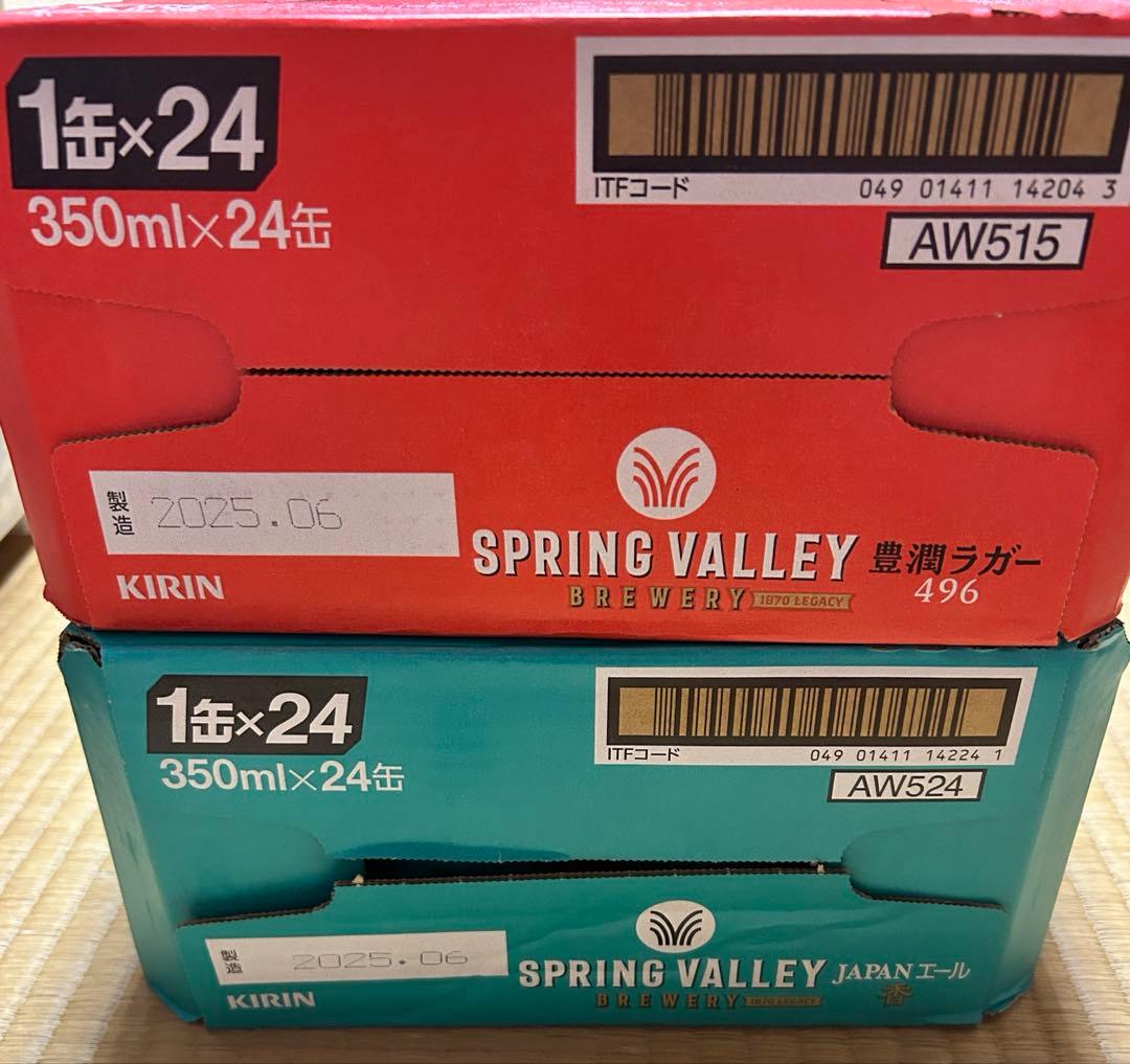 スプリングバレー 豊潤ラガー JAPANエール 24本✖️2