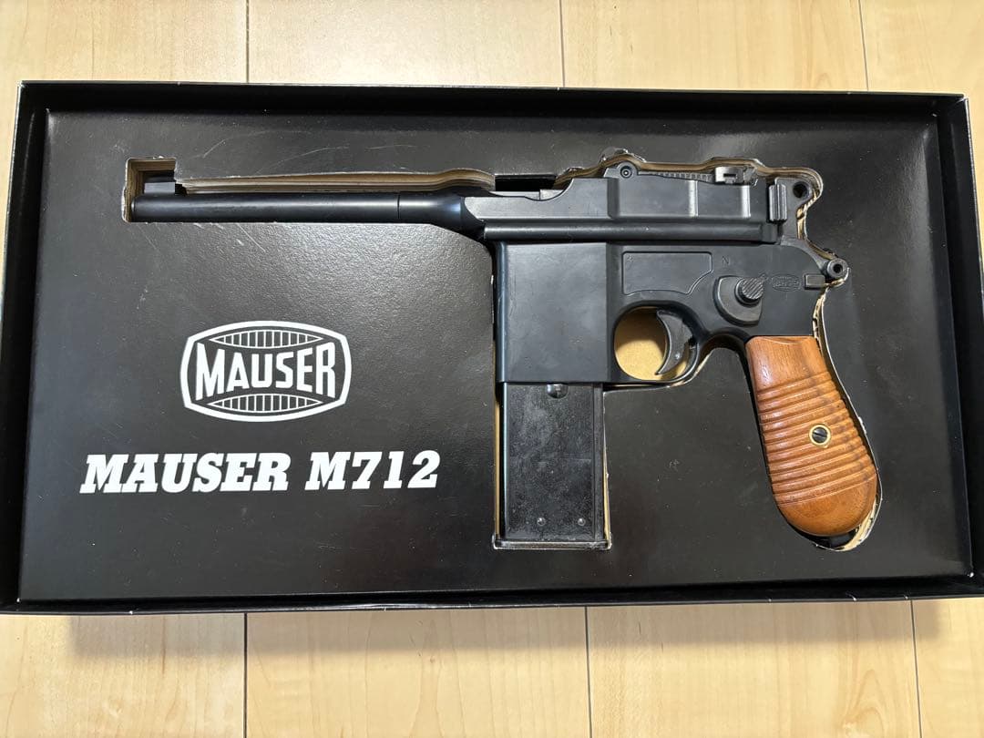 【おまけ付】マルシン MAUSER M712 木製グリップ8mm ガスブロ