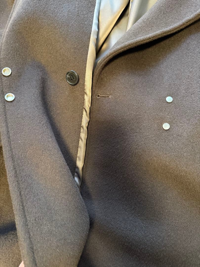 SHIPS any: バルマカーン コクーン コート　ブラウン