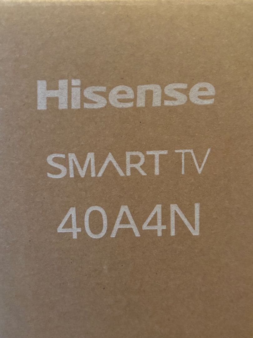 Hisense 40A4N スマートテレビ 40V型2025年製　新品未使用