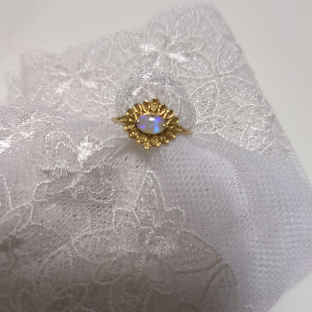 ぽ*え様 ete K18 リング オパール