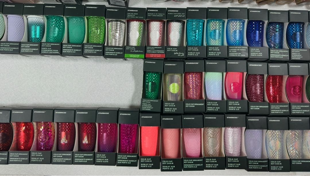 フルセット　[７７個] スターバックス　コールドカップ　キーホルダー