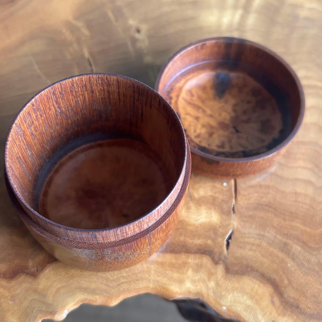 棗 竹根 蔦の葉 作家物 茶道具 共箱