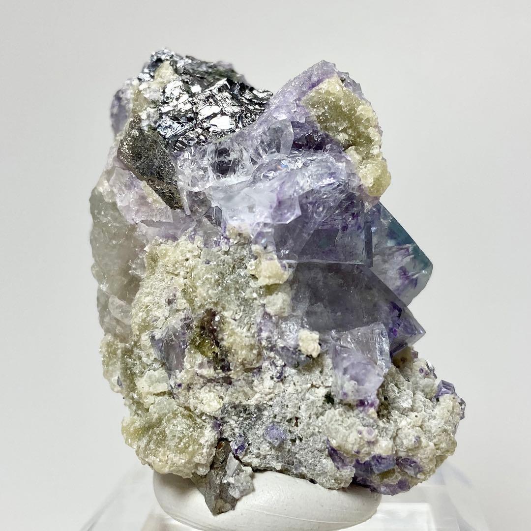 ヤオガンシャン　フローライト　クォーツ　マイカ　鉱物標本　原石　天然石　ストーン