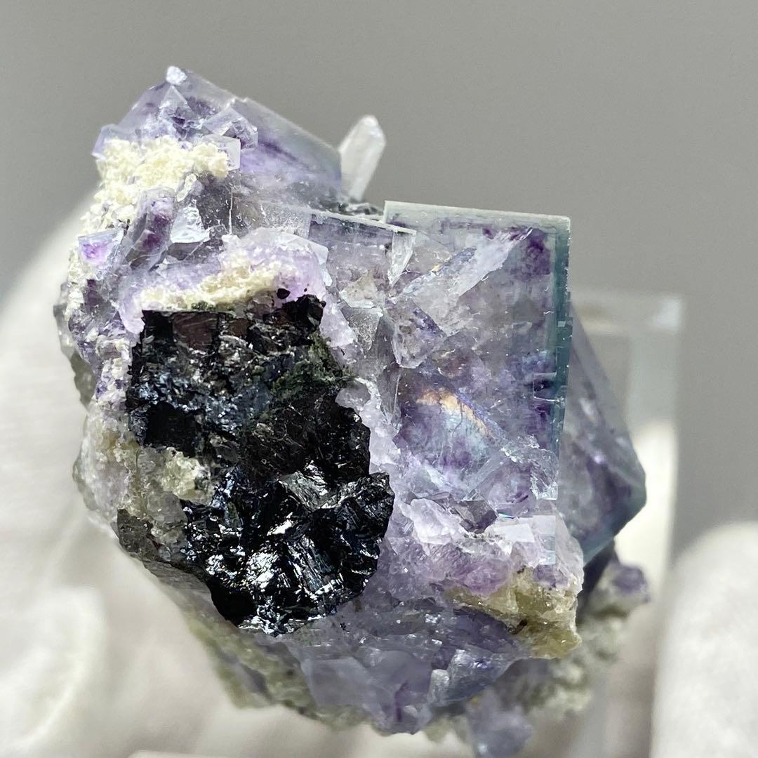 ヤオガンシャン　フローライト　クォーツ　マイカ　鉱物標本　原石　天然石　ストーン