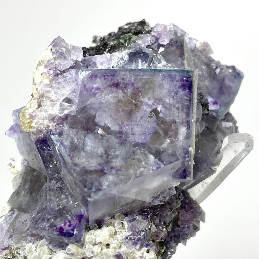 ヤオガンシャン　フローライト　クォーツ　マイカ　鉱物標本　原石　天然石　ストーン