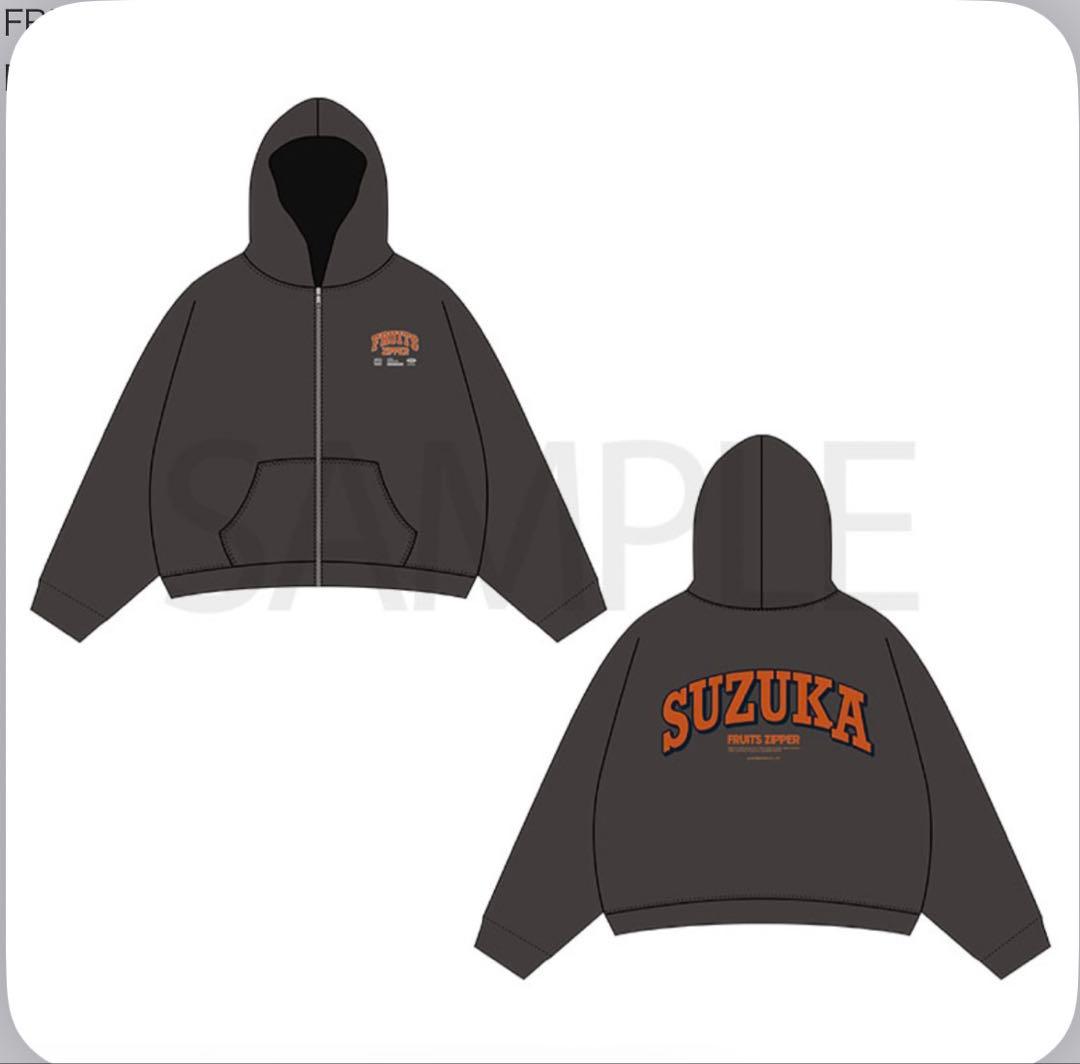 フルーツジッパー　FRUITS ZIPPER 鎮西寿々歌　推しアピパーカー