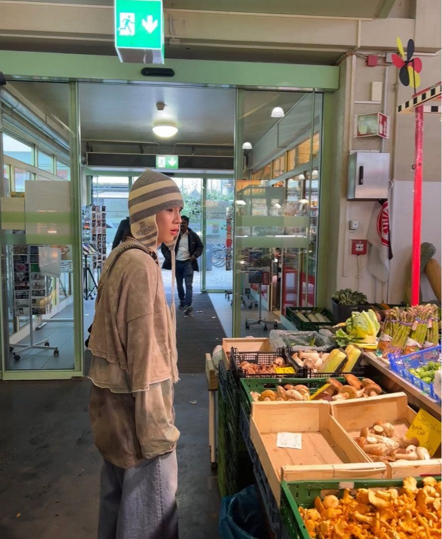 Vivienne Westwood ニット帽 グレー・ホワイト