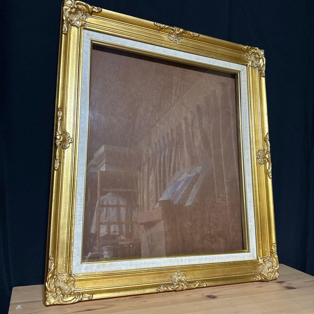 F10号　額縁　油彩額縁　油絵額縁　ガラス