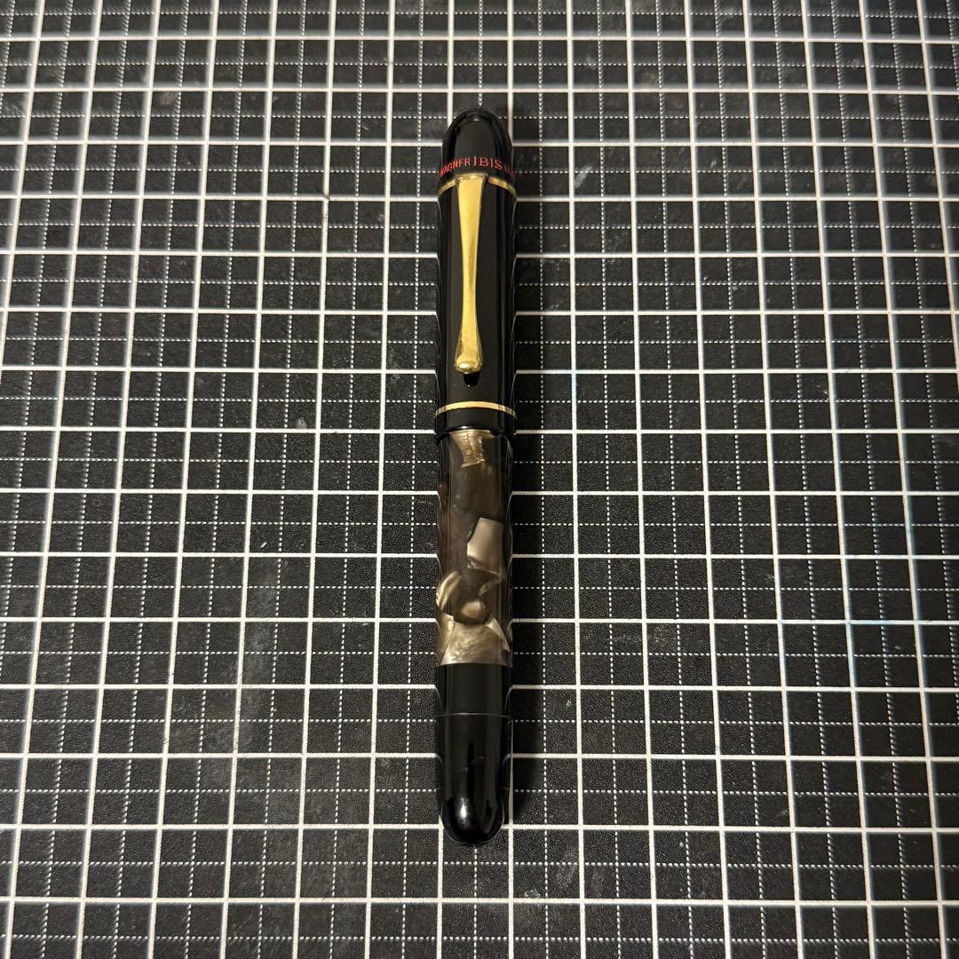 ペリカン 万年筆 130 IBIS グレーマーブル OB