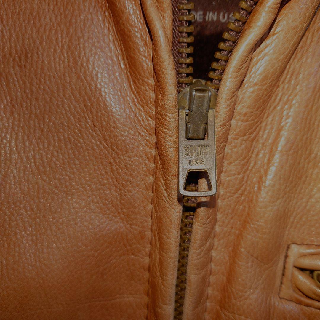 Schottトラッカージャケット AT101　ライナー付き　サイズ38　USA製