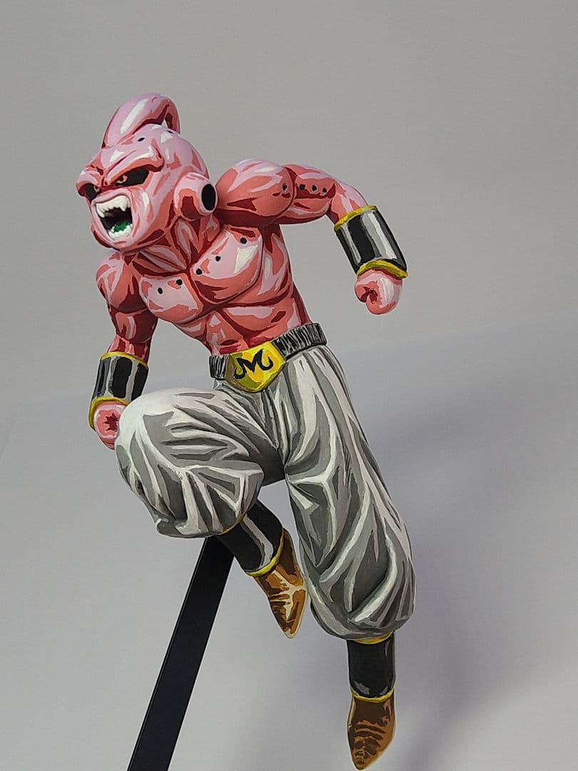 ドラゴンボール スーパーサイヤ人3悟空 魔人ブウ 原画風再塗装品 フィギュア2体