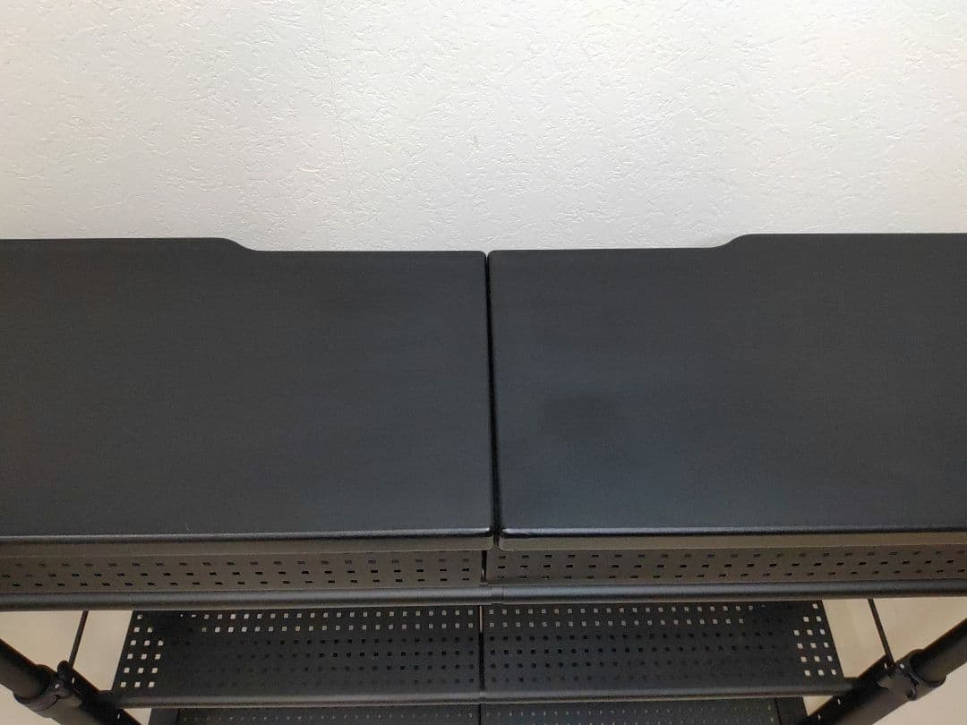 バウヒュッテ　Bauhutte　エクステンションデスク　BHC−1200H−BK