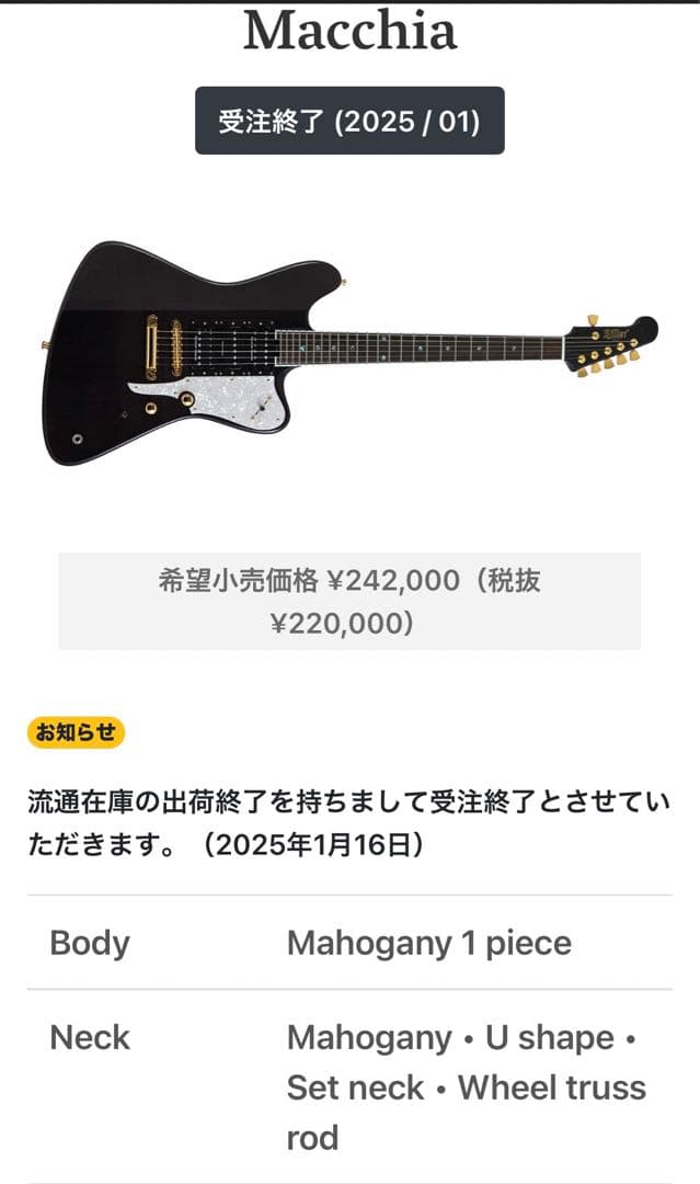 希少‼️◻️KILLER◆KG-Galaxy Custom Macchia◆ルーク篁