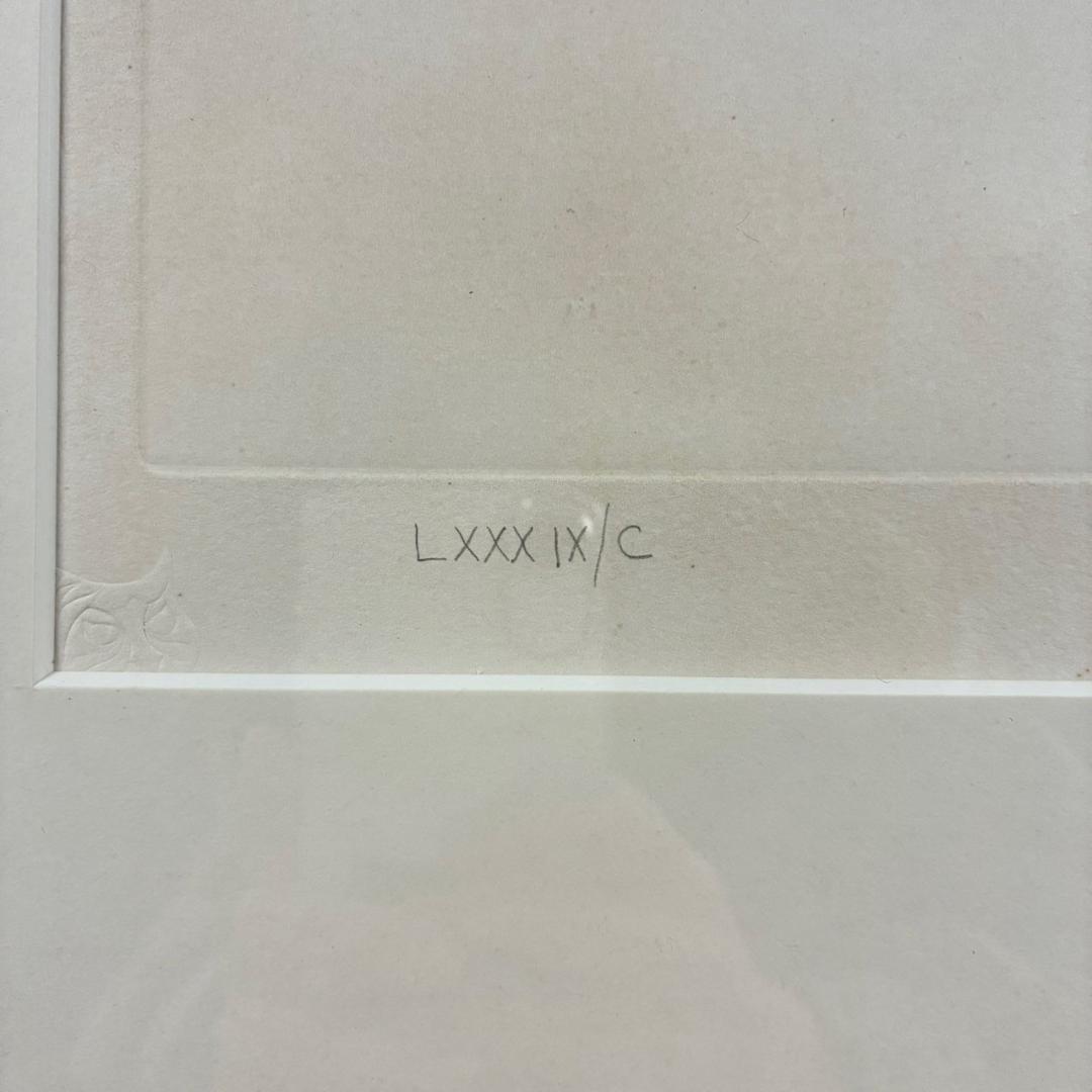 レオノール・フィニ「ほうきの妖精」ドライポイント版画 直筆サイン入 エンボス印有