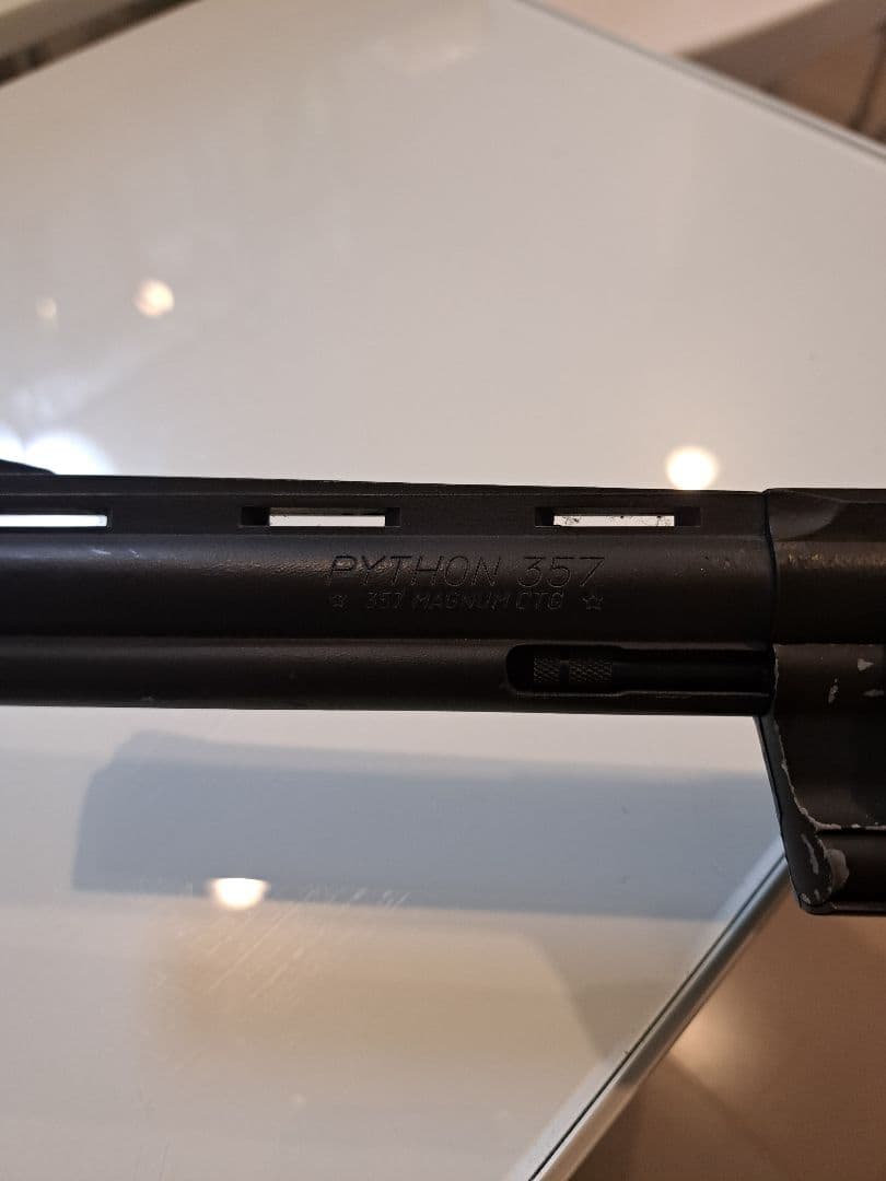 日本製 モデルガン エアガン ブラック リボルバー