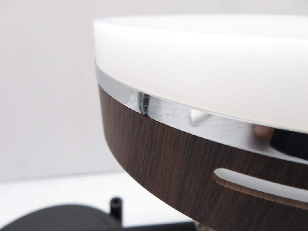 4灯LEDシーリングライト 調光/調色 多機能モデル リモコン ブラウン 木目調