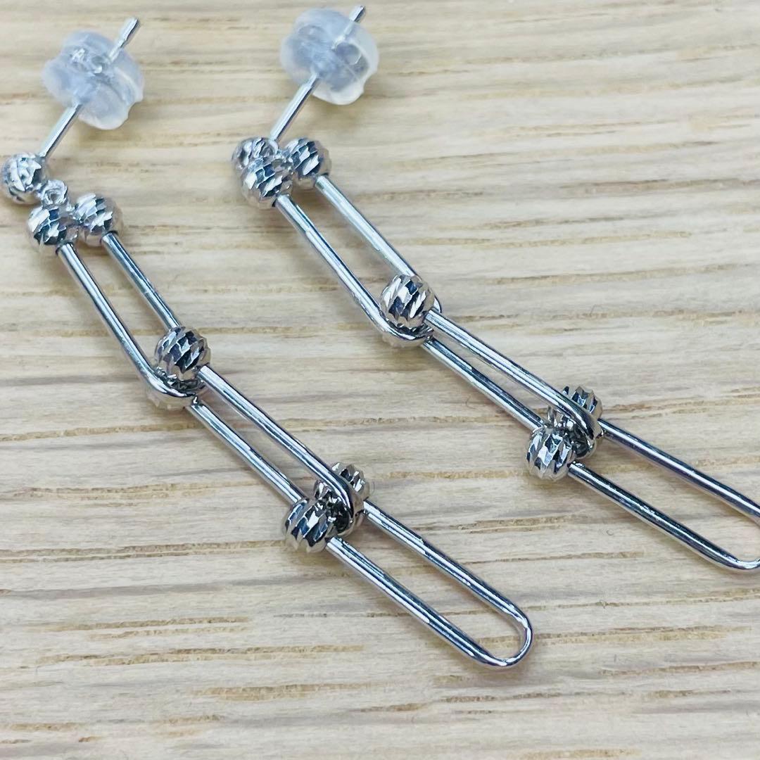 新品！ Pt900 ピアス ハードウェア ミラーボール