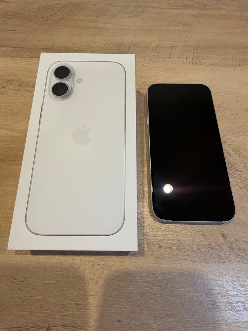 【即日配送可】Apple iPhone16 128GB ホワイトSIMフリー