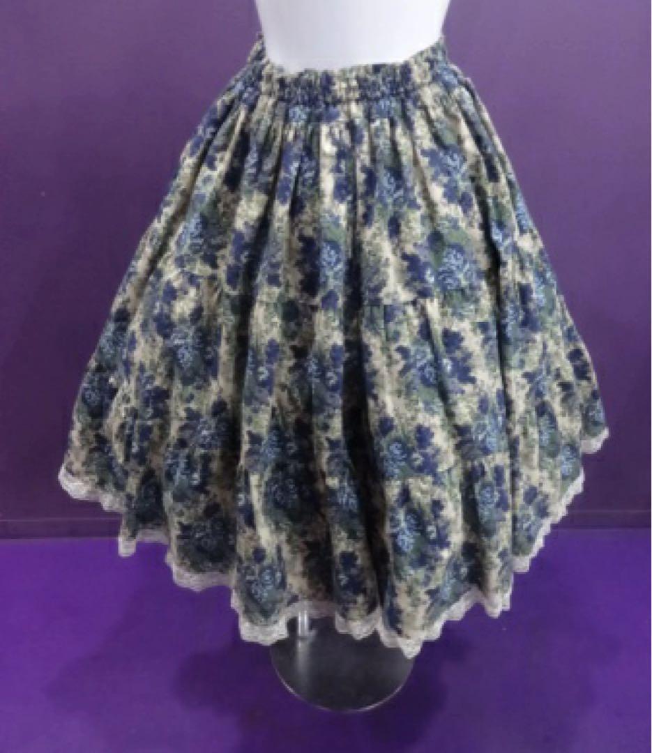 morphose ゴブランブーケティアードスカート 美品