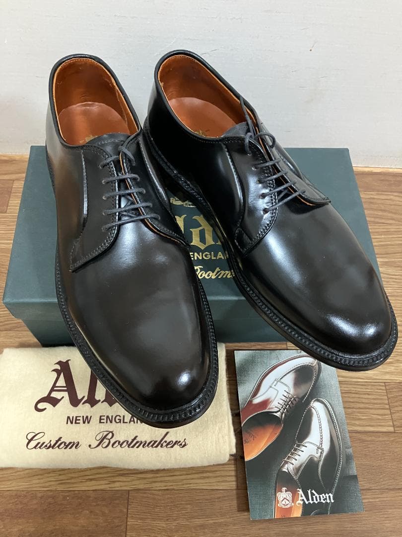 ジャック　ALDEN オールデン 9901 ブラックコードバン US9D