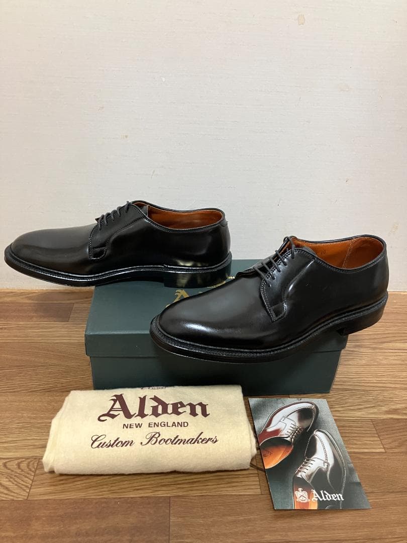 ジャック　ALDEN オールデン 9901 ブラックコードバン US9D