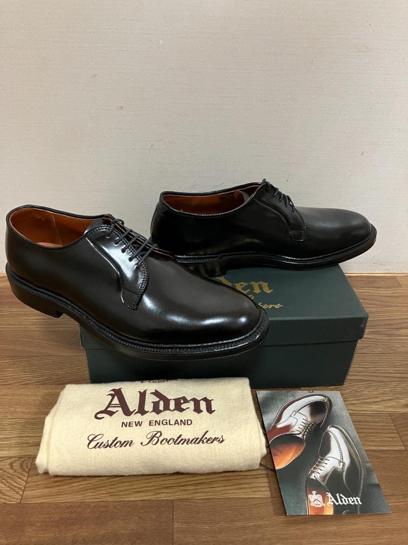ジャック　ALDEN オールデン 9901 ブラックコードバン US9D