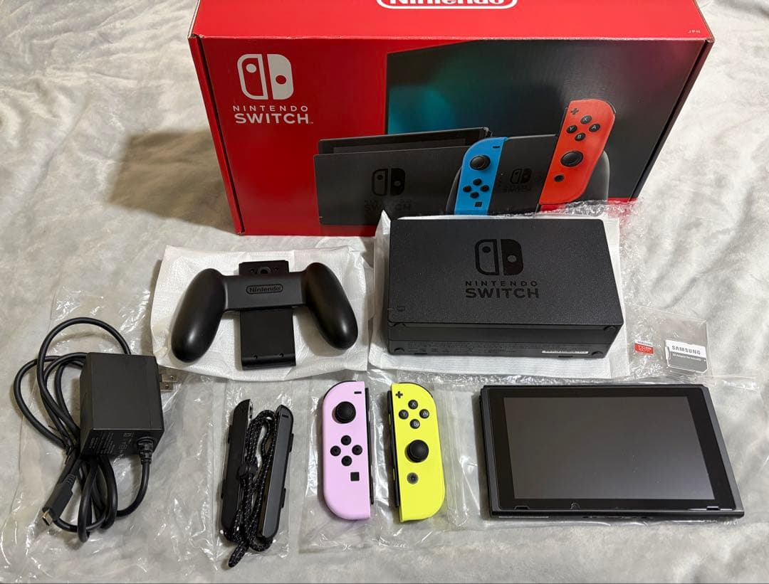 Switch 本体 バッテリー強化版 SDカード付き