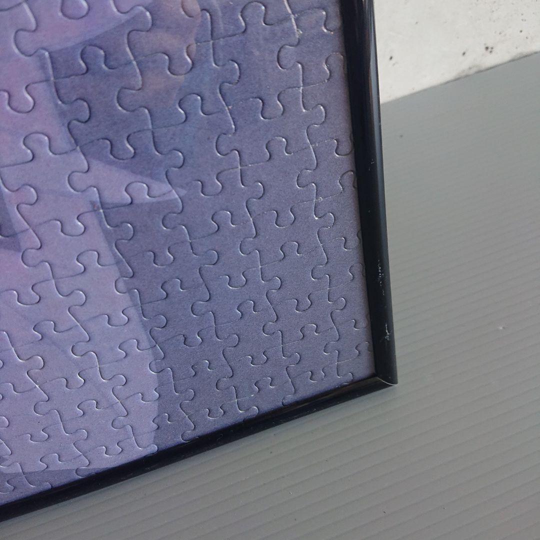 鶴田 一郎 紫の想い 希少 レア 美人画 ノエビア パズル 完成品 額付