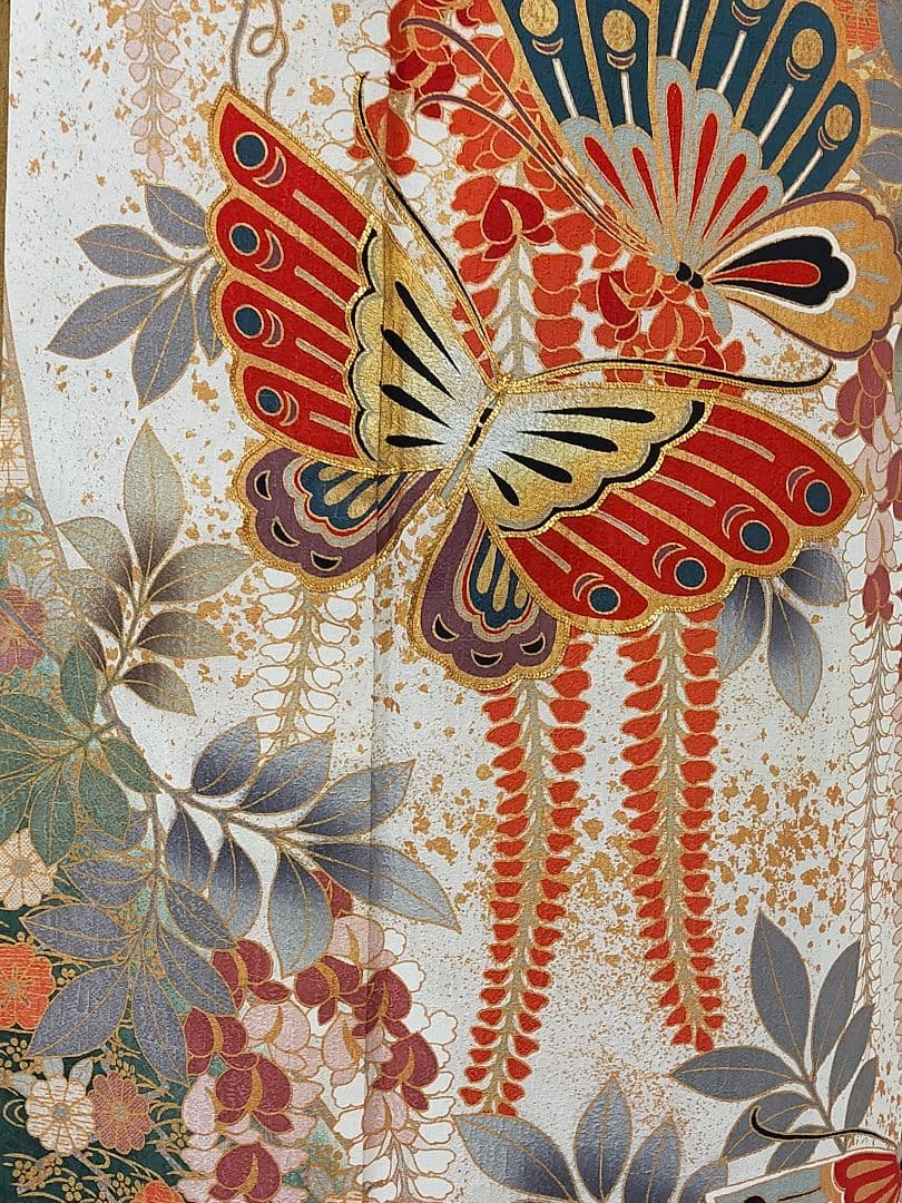 ルルさま　美品　正絹　京友禅振袖　3点セット