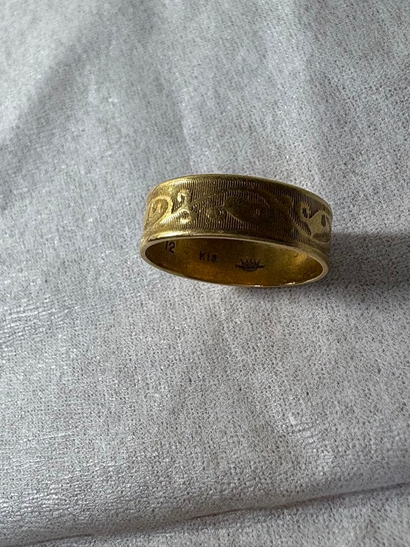 K18 12号 リング 3g