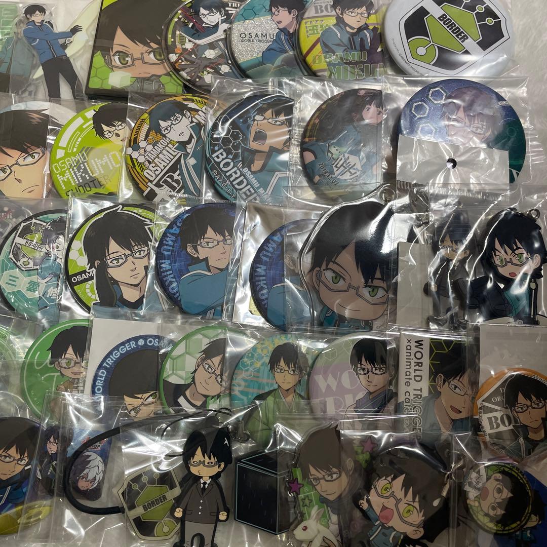 ワールドトリガー ワートリ　三雲修　缶バッジ　キーホルダー　グッズまとめ売り