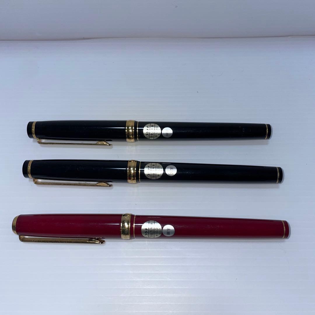 廃盤　プラチナ万年筆 3本セット 18k platinum