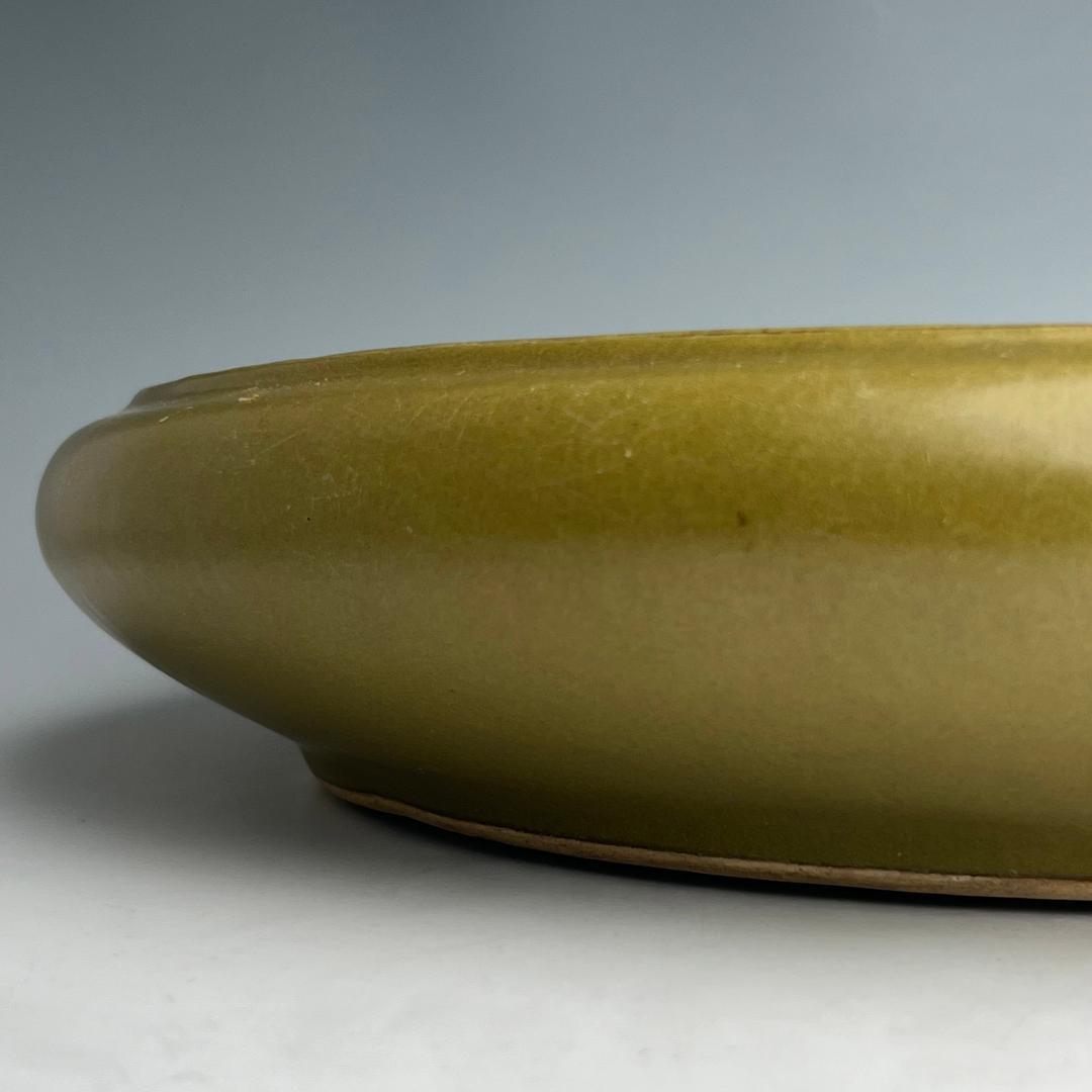 蕎麦釉 茶葉末釉水盤 中国古玩 中国美術 唐物 擺件