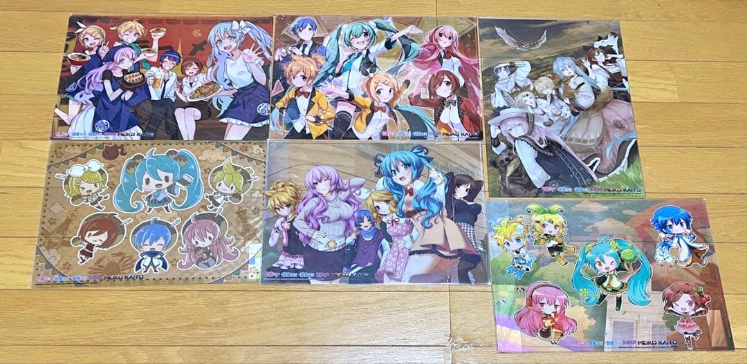 初音ミク ご当地シリーズ クリアファイル 6種セット
