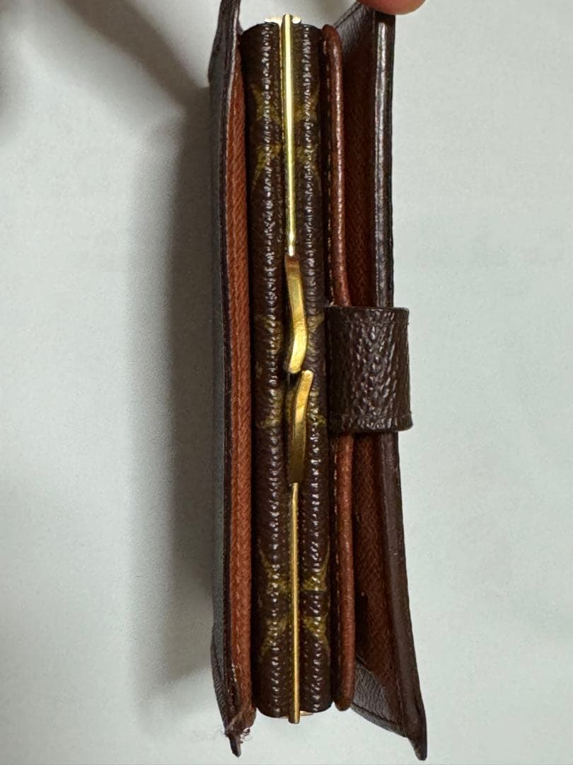 ルイヴィトン モノグラム ポルトモネ ビエ ヴィエノワ がま口 二つ折り財布