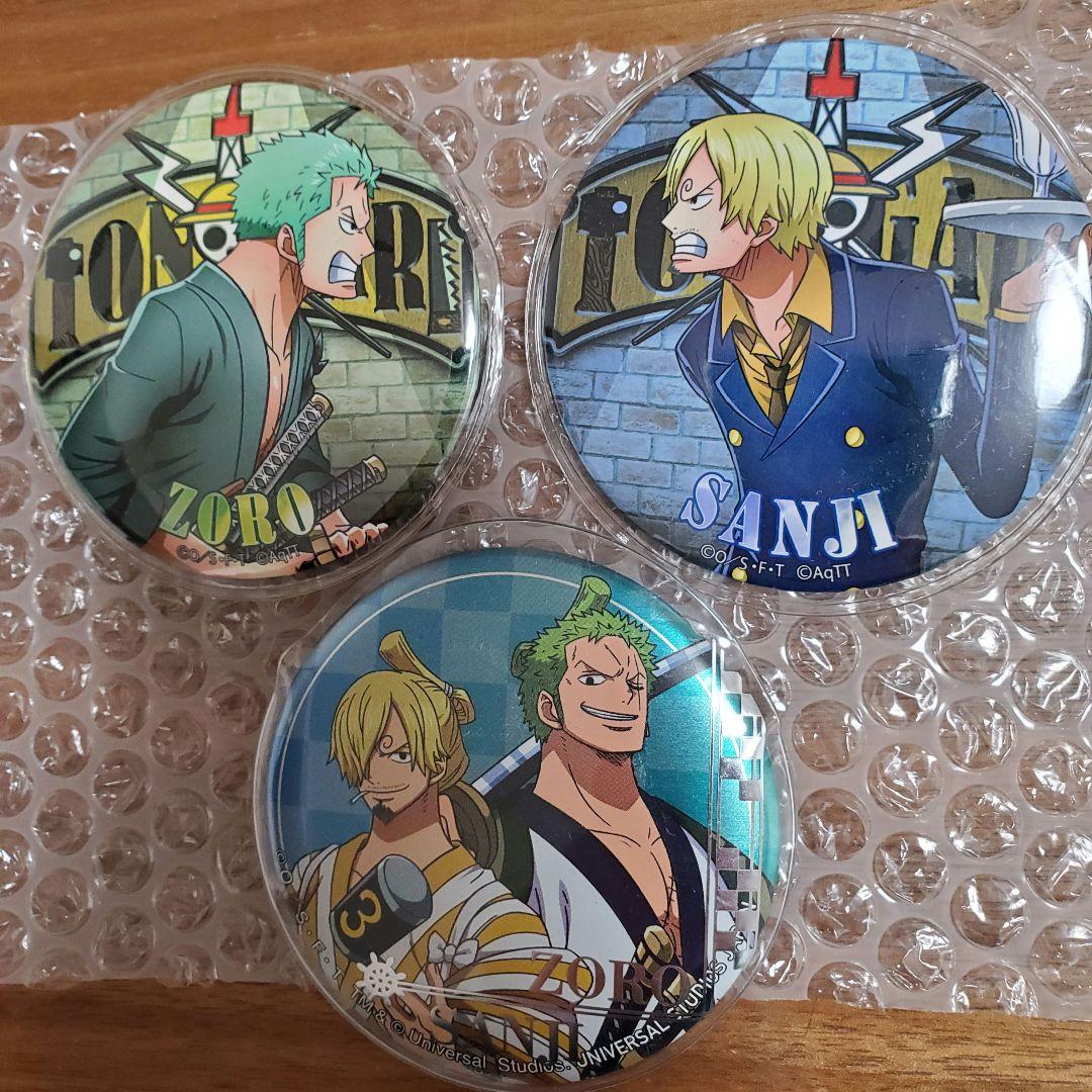 ゾロ サンジ 缶バッジ 3個まとめ売り