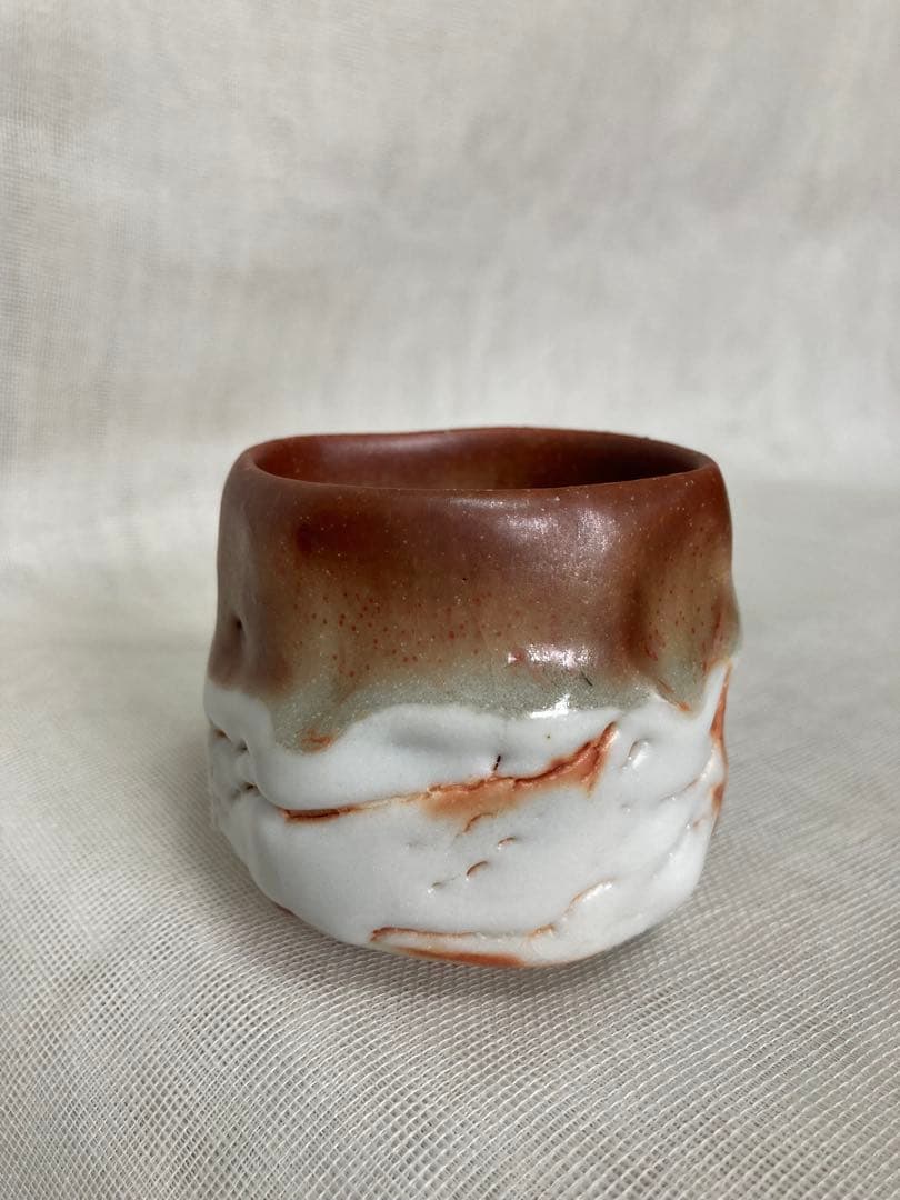 加藤豊久／鼠鬼志野ぐい呑／昭24