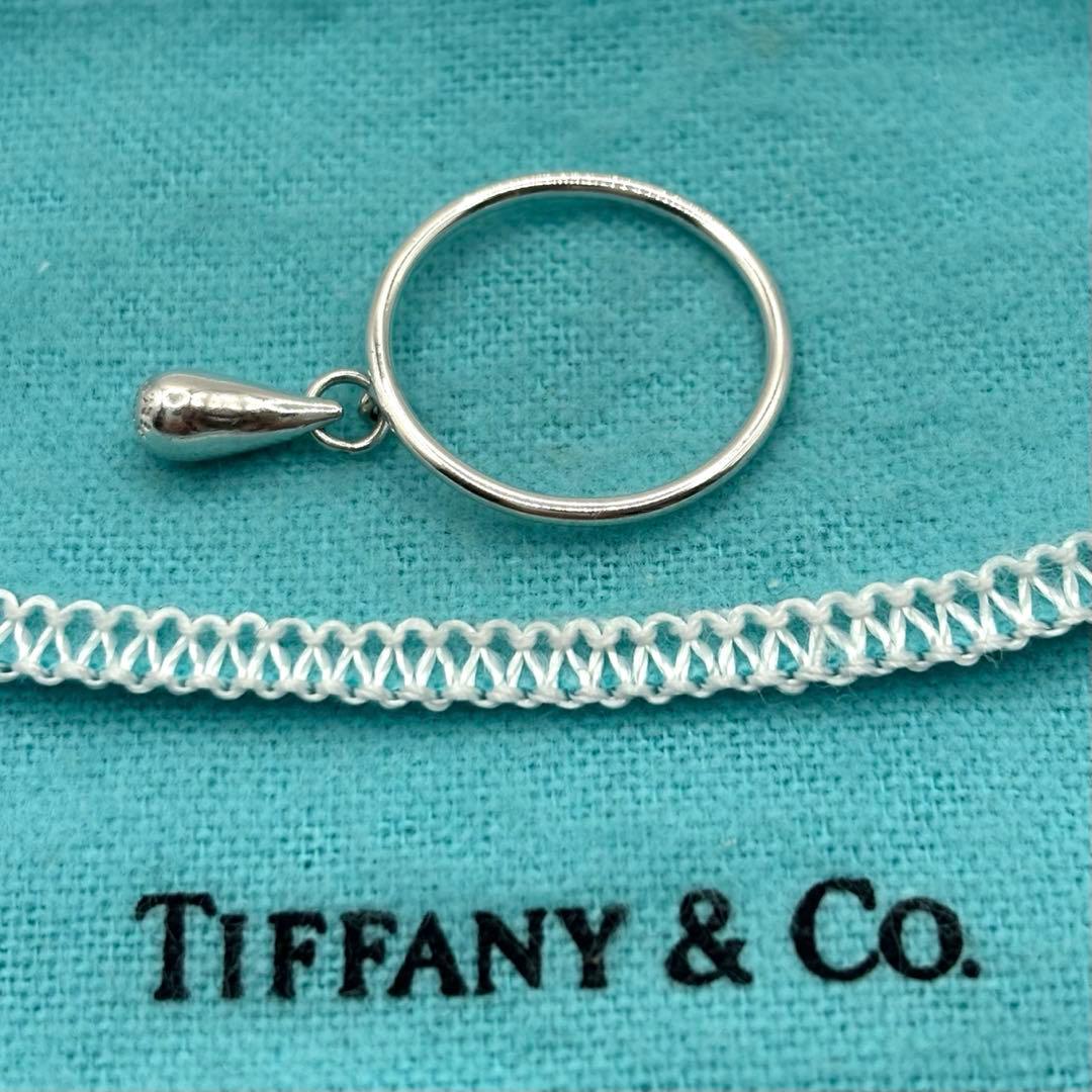 【本日迄】 TIFFANY&Co. ティアドロップリング　12号 925