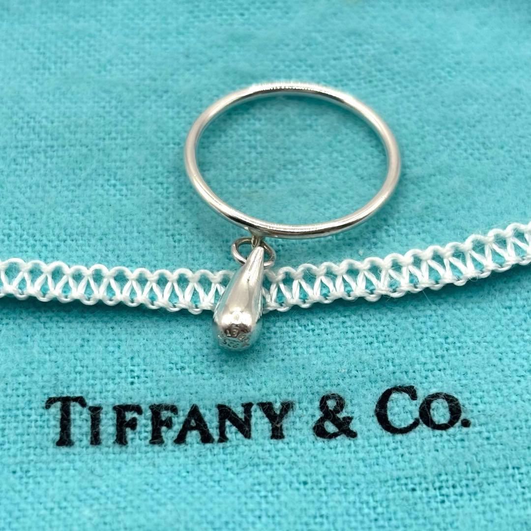 【本日迄】 TIFFANY&Co. ティアドロップリング　12号 925