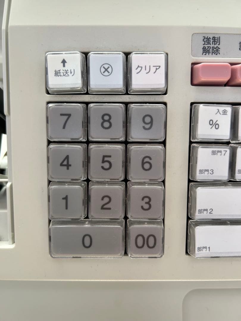【美品】SHARP XE-A147 レジスター ホワイト　インボイス対応レジ